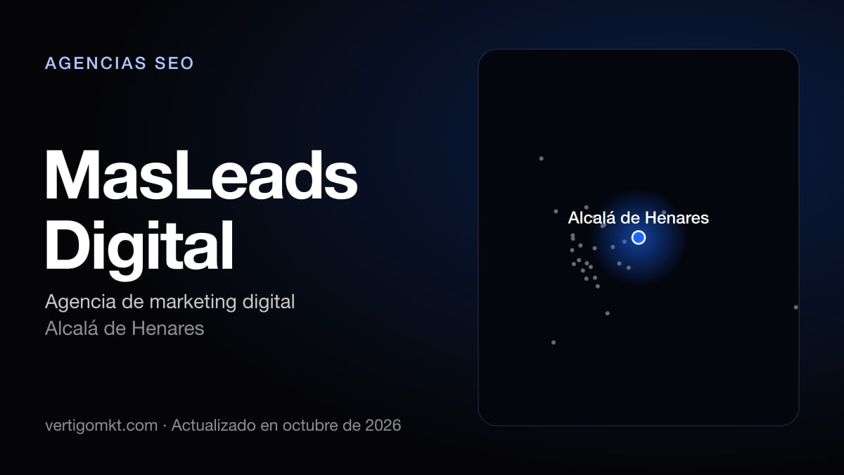 MasLeads Digital (Alcalá de Henares), puesto 8 entre las mejores agencias SEO de Arganda del Rey