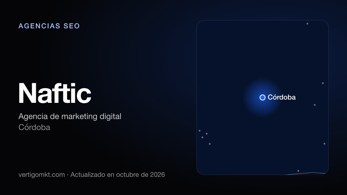 Naftic (Córdoba), puesto 8 entre las mejores agencias SEO de Córdoba