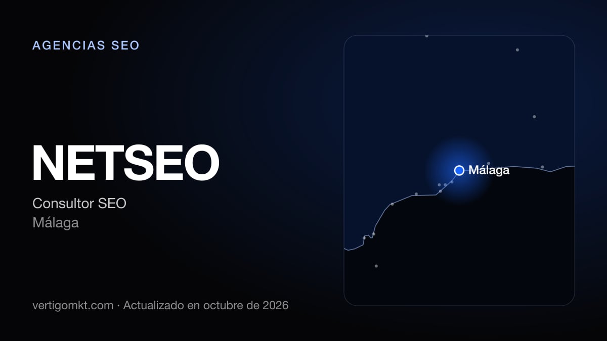 Mejores agencias SEO en Málaga, puesto 4: NETSEO, con sede en Málaga