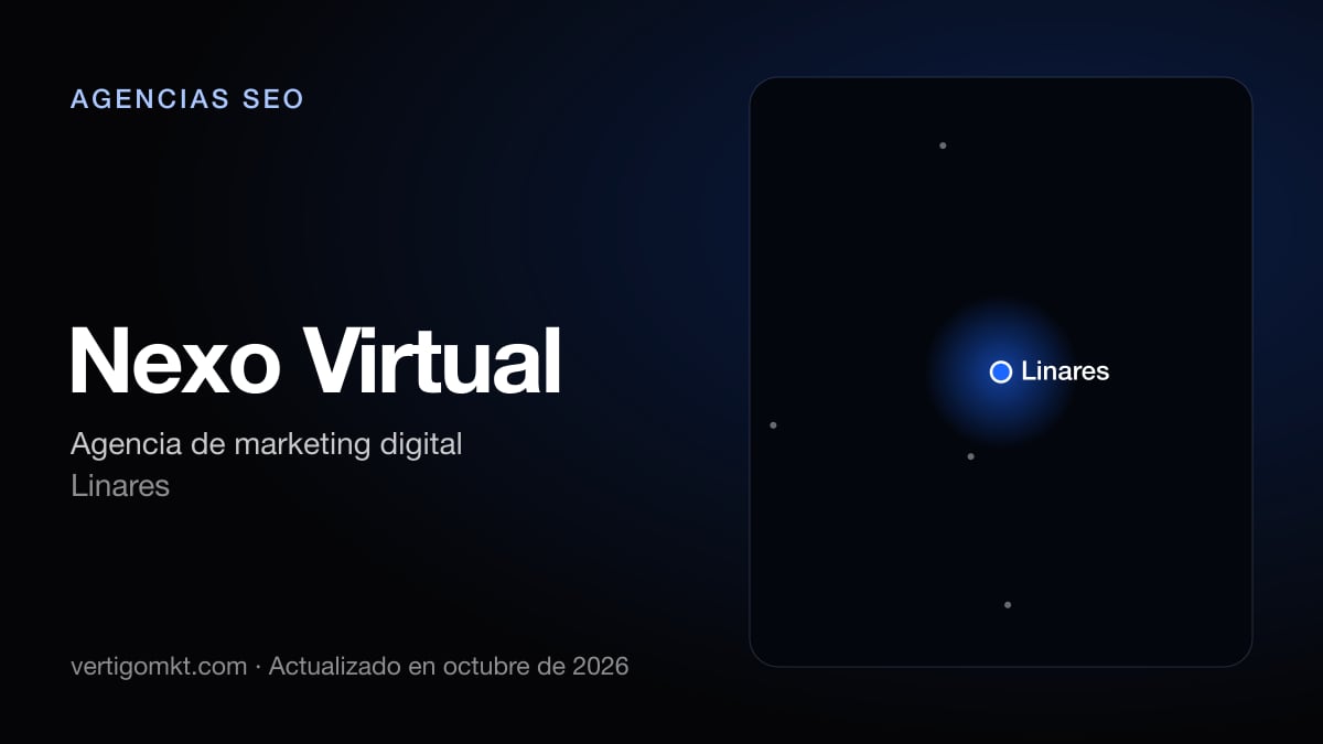 Nexo Virtual, agencia SEO en Linares: puesto 7 del ranking de las mejores agencias SEO en Jaén