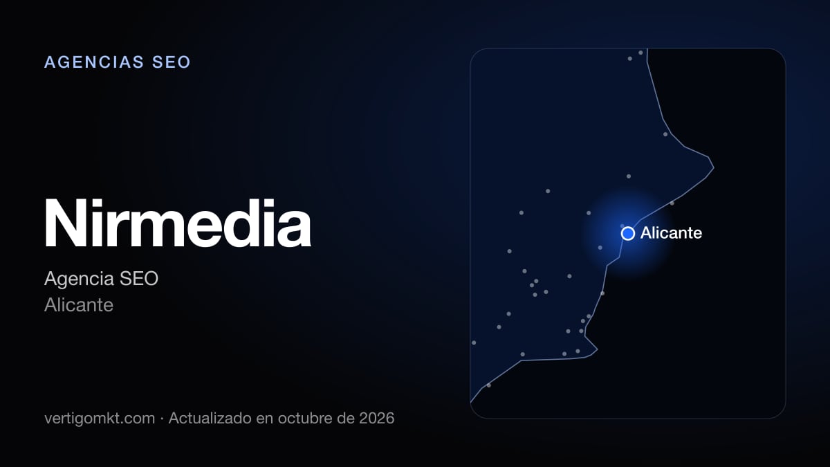 Nirmedia, agencia SEO en Alicante: puesto 8 del ranking de las mejores agencias SEO en Elche