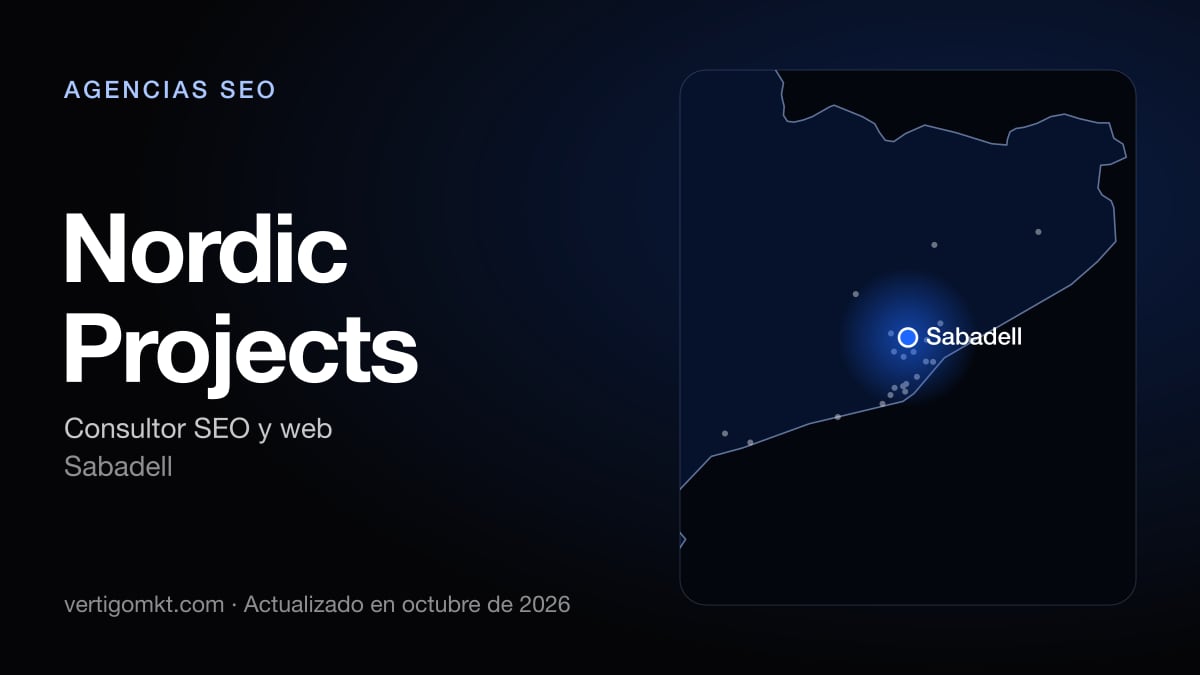Nordic Projects (Sabadell), puesto 6 entre las mejores agencias SEO de Vic