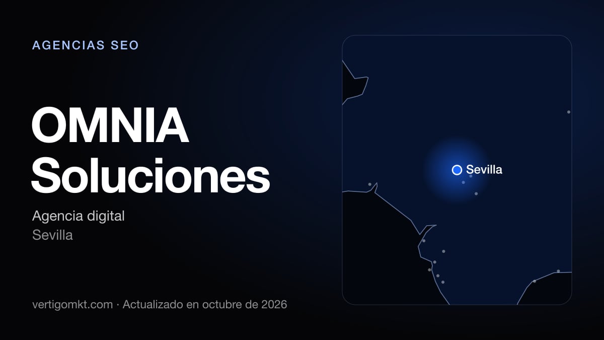 Mejores agencias SEO en Sevilla, puesto 8: OMNIA Soluciones, con sede en Sevilla
