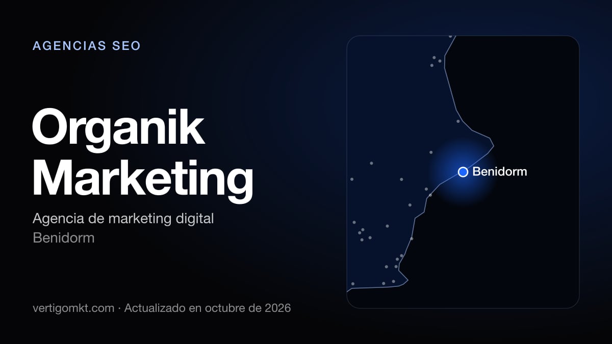 Organik Marketing (Benidorm), puesto 2 entre las mejores agencias SEO de Benidorm