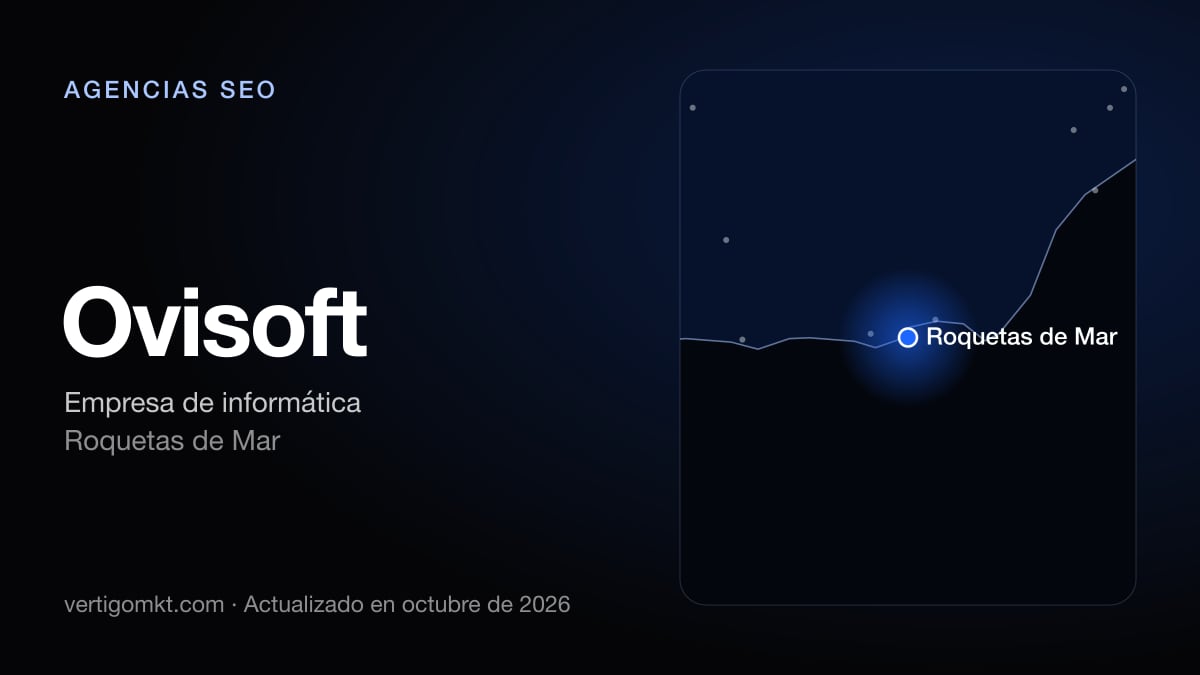Mejores agencias SEO en El Ejido, puesto 10: Ovisoft, con sede en Roquetas de Mar