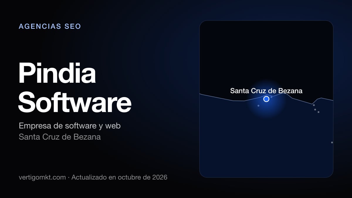 Pindia Software (Santa Cruz de Bezana), puesto 9 entre las mejores agencias SEO de Santander