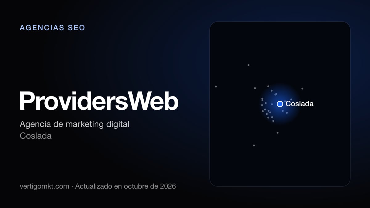 ProvidersWeb, agencia SEO en Coslada: puesto 10 del ranking de las mejores agencias SEO en Coslada