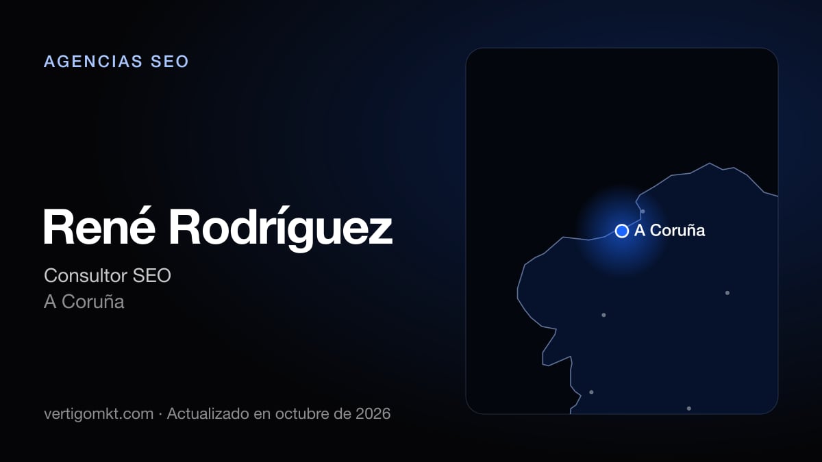 René Rodríguez (A Coruña), puesto 4 entre las mejores agencias SEO de Ferrol
