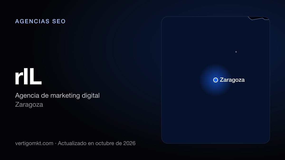 Mejores agencias SEO en Zaragoza, puesto 4: rIL, con sede en Zaragoza