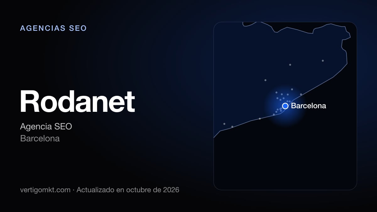 Rodanet (Barcelona), puesto 5 entre las mejores agencias SEO de Badalona