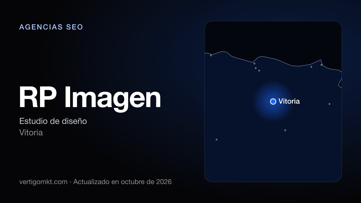 Mejores agencias SEO en Vitoria, puesto 10: RP Imagen, con sede en Vitoria