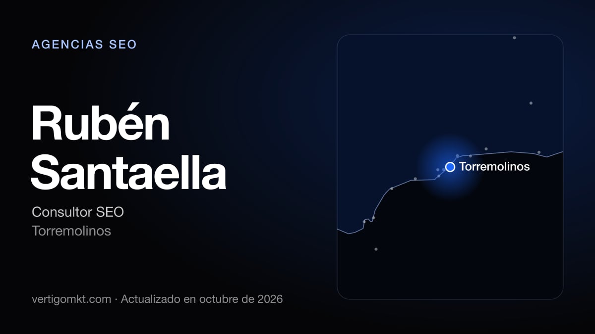 Mejores agencias SEO en Mijas, puesto 9: Rubén Santaella, con sede en Torremolinos