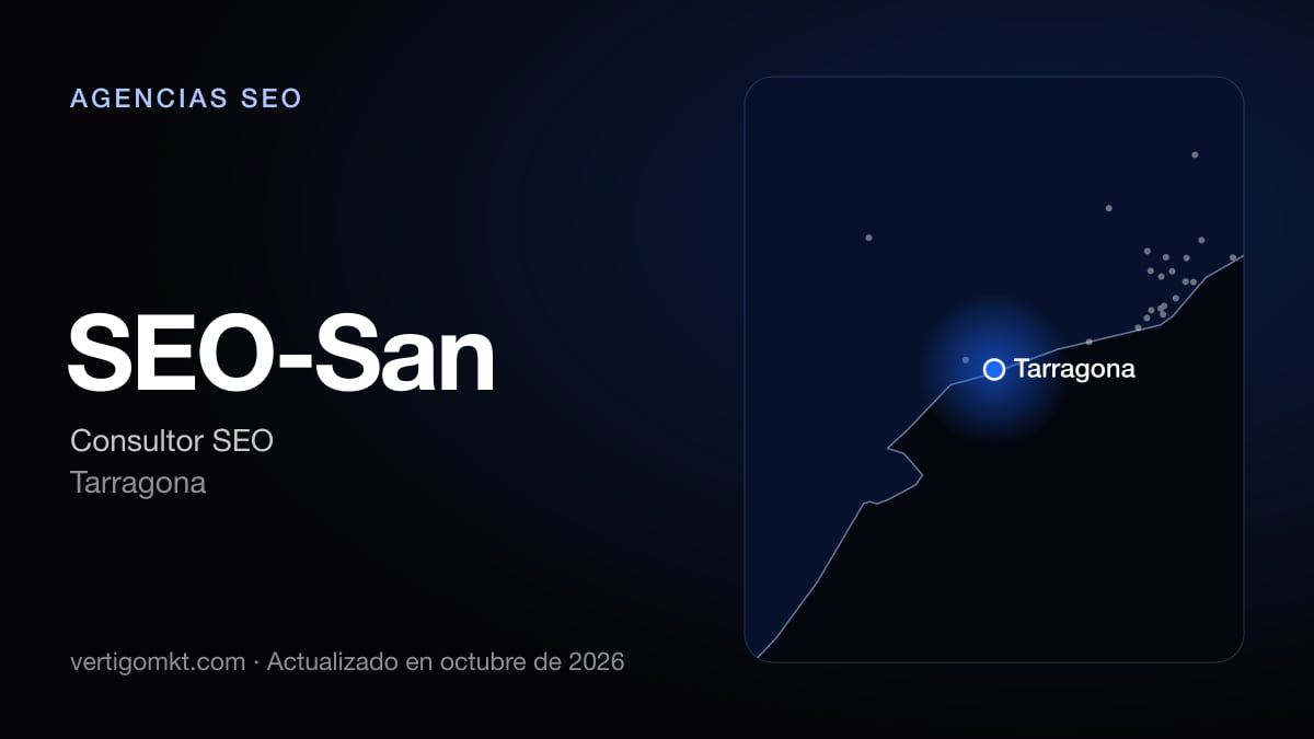 SEO-San, agencia SEO en Tarragona: puesto 8 del ranking de las mejores agencias SEO en Reus