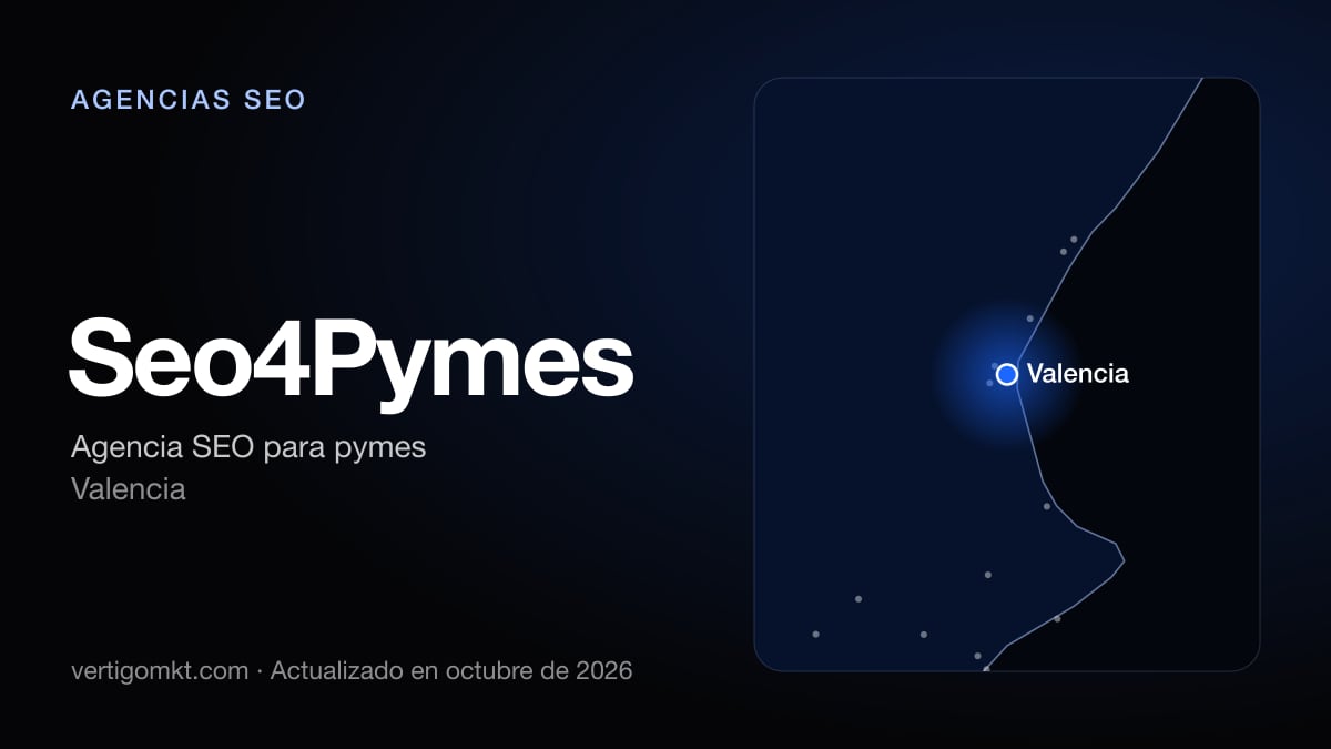 Mejores agencias SEO en Torrente, puesto 9: Seo4Pymes, con sede en Valencia