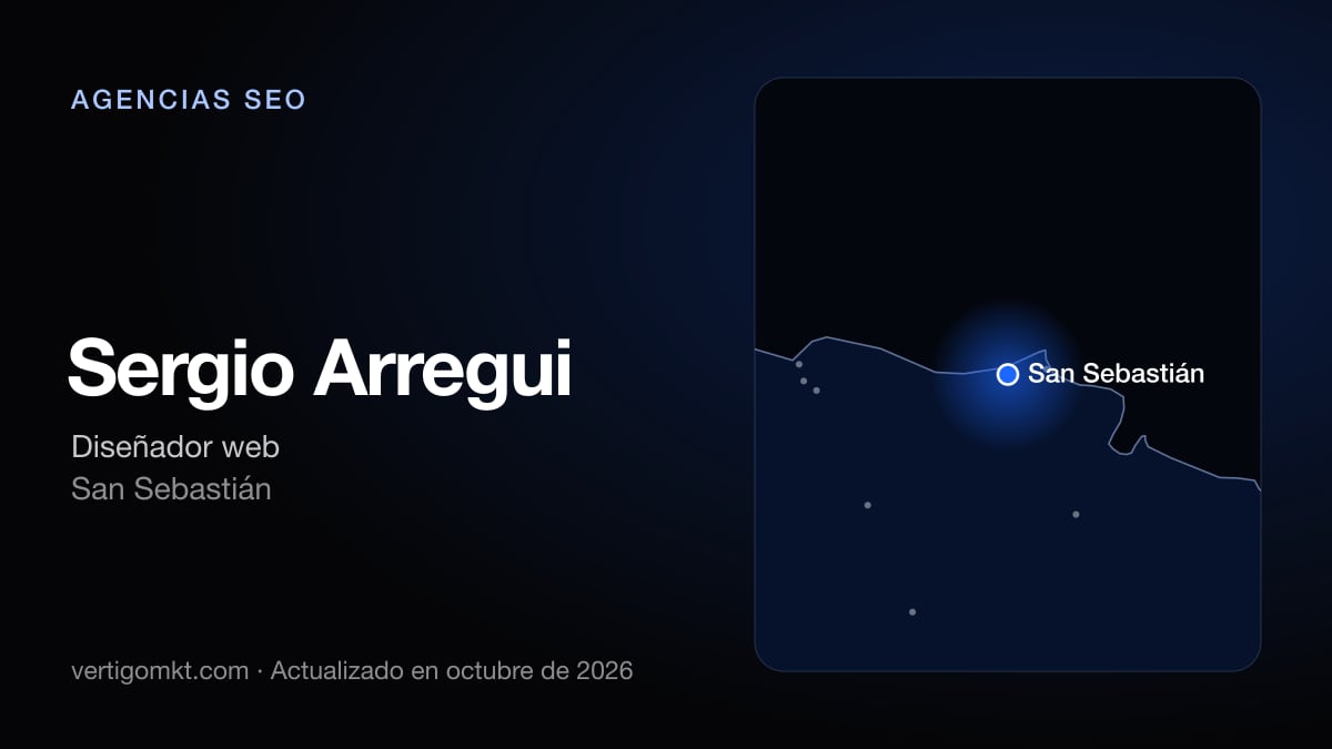 Sergio Arregui, agencia SEO en San Sebastián: puesto 10 del ranking de las mejores agencias SEO en Irun