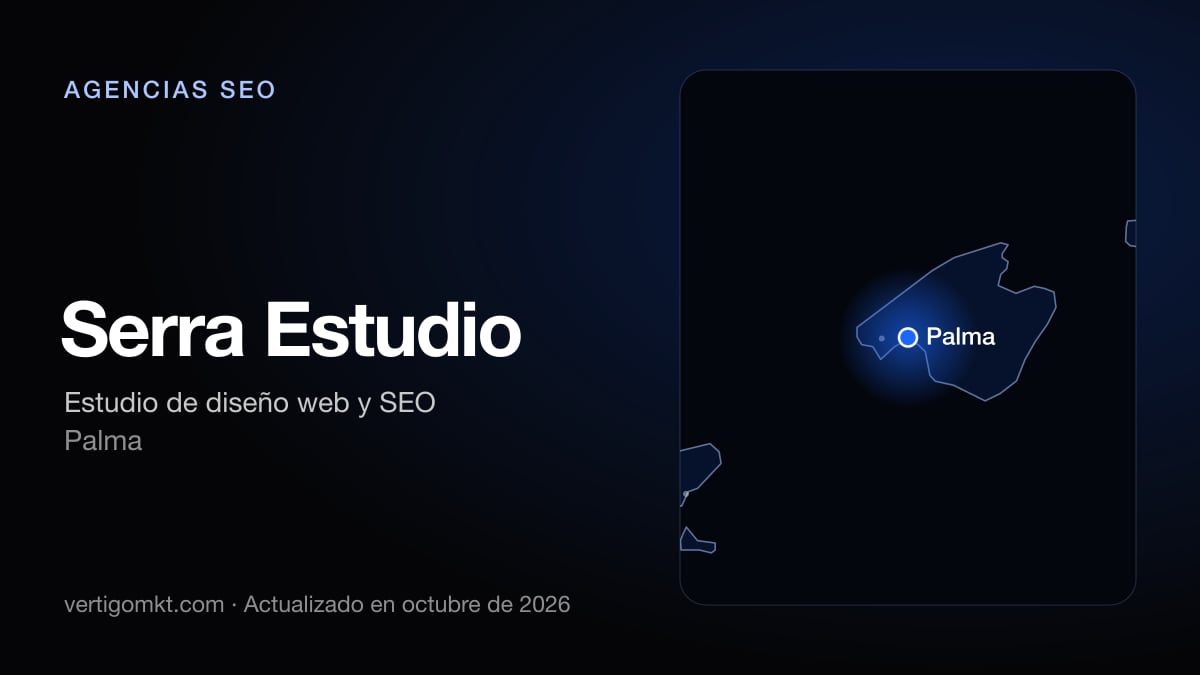 Serra Estudio, agencia SEO en Palma: puesto 10 del ranking de las mejores agencias SEO en Calvià