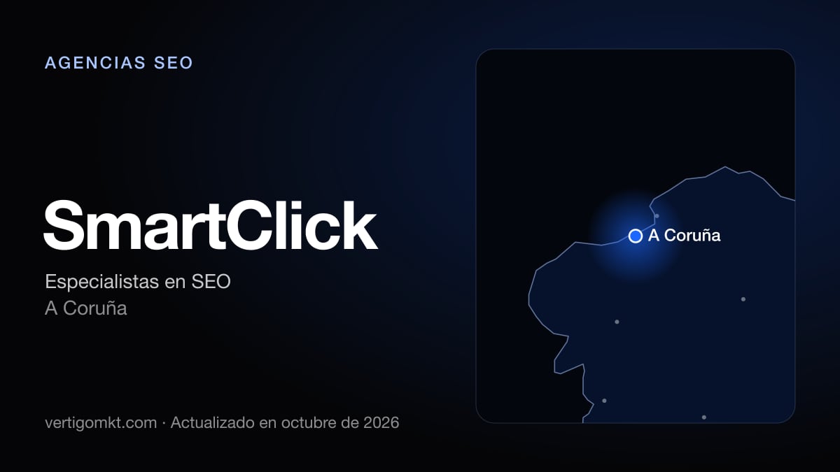 SmartClick, agencia SEO en A Coruña: puesto 10 del ranking de las mejores agencias SEO en Ferrol
