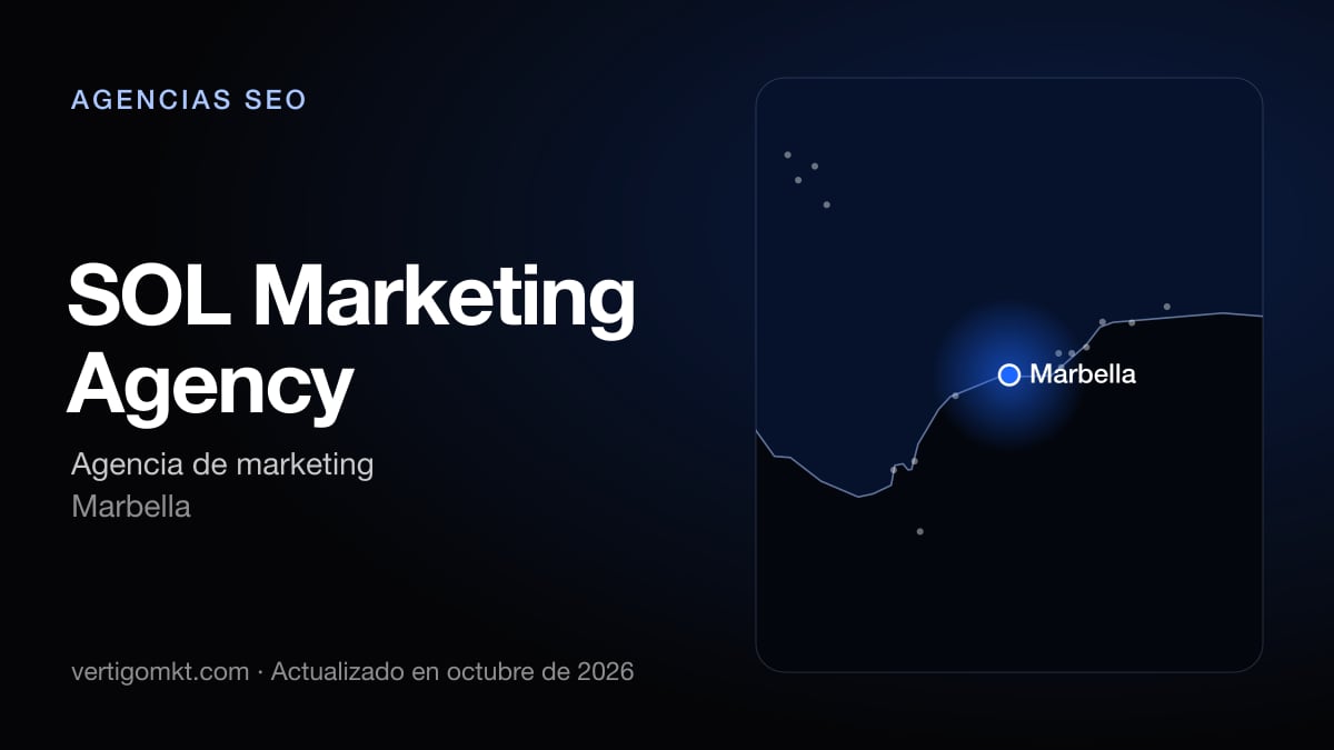 Mejores agencias SEO en Marbella, puesto 4: SOL Marketing Agency, con sede en Marbella