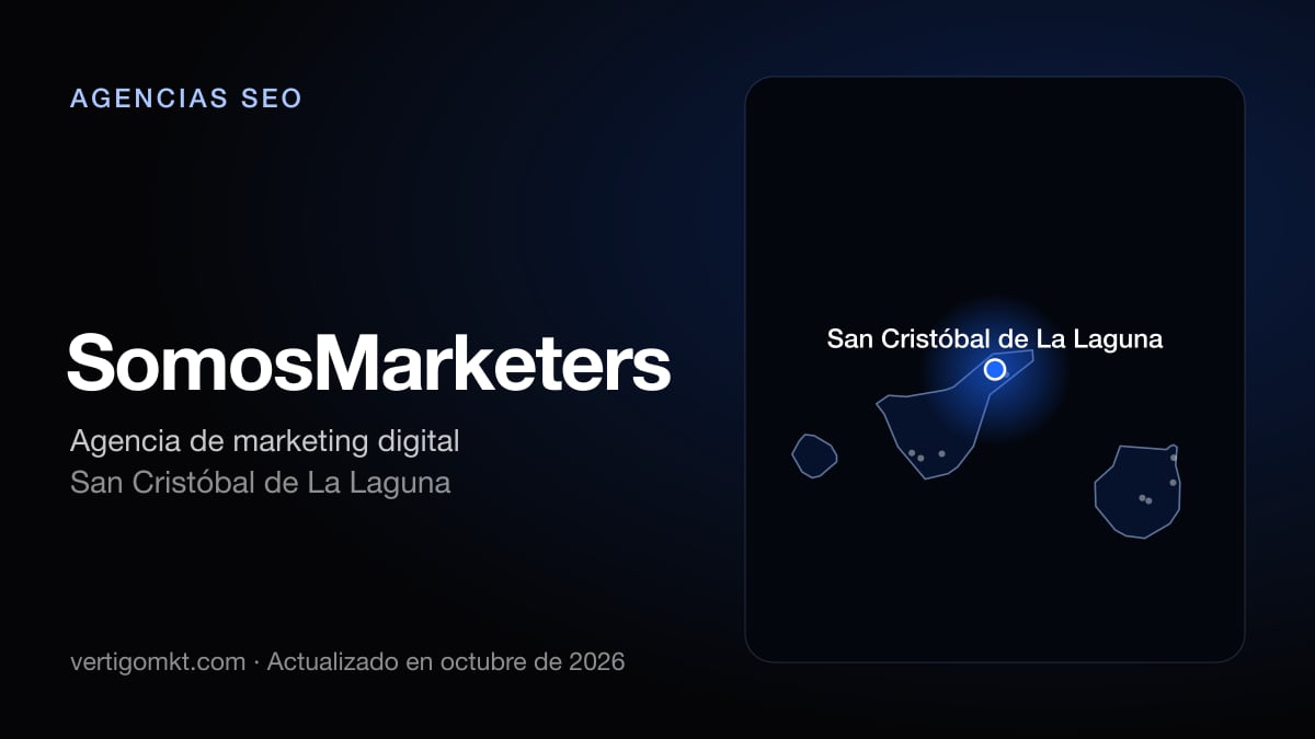 SomosMarketers (San Cristóbal de La Laguna), puesto 9 entre las mejores agencias SEO de San Cristóbal de La Laguna