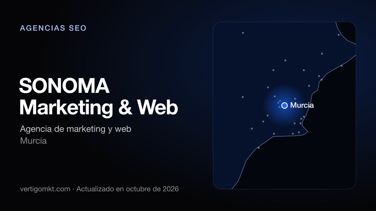 SONOMA Marketing & Web (Murcia), puesto 10 entre las mejores agencias SEO de Totana