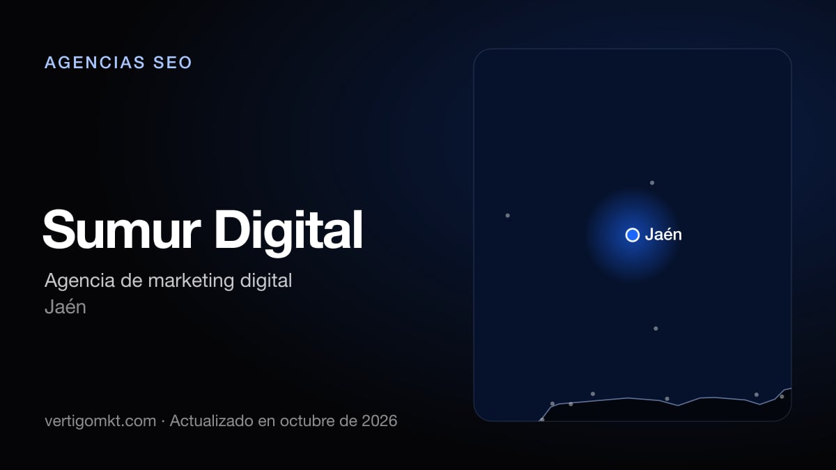Mejores agencias SEO en Jaén, puesto 2: Sumur Digital, con sede en Jaén