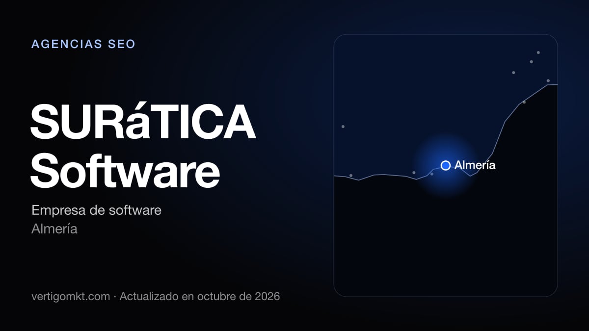 SURáTICA Software, agencia SEO en Almería: puesto 7 del ranking de las mejores agencias SEO en El Ejido