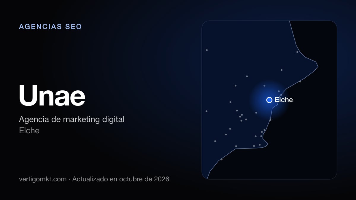 Unae (Elche), puesto 3 entre las mejores agencias SEO de Elche