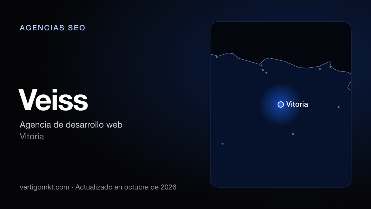 Veiss, agencia SEO en Vitoria: puesto 6 del ranking de las mejores agencias SEO en Vitoria