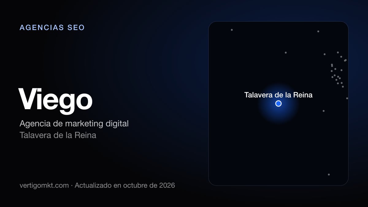 Viego (Talavera de la Reina), puesto 6 entre las mejores agencias SEO de Talavera de la Reina