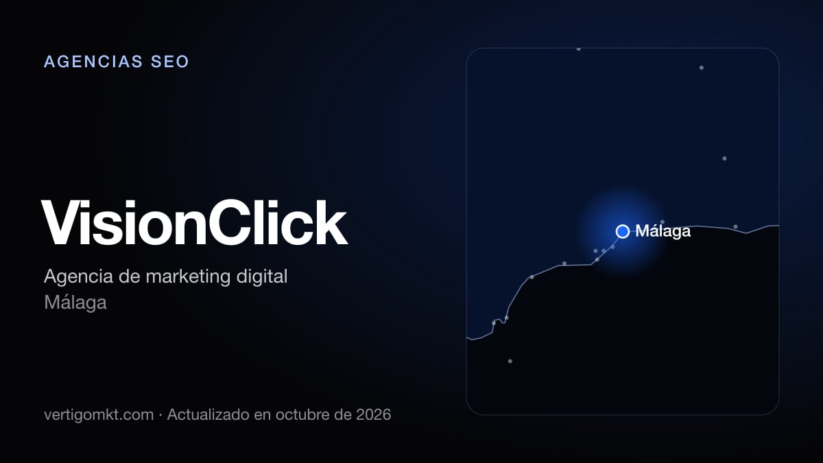 VisionClick (Málaga), puesto 9 entre las mejores agencias SEO de Málaga