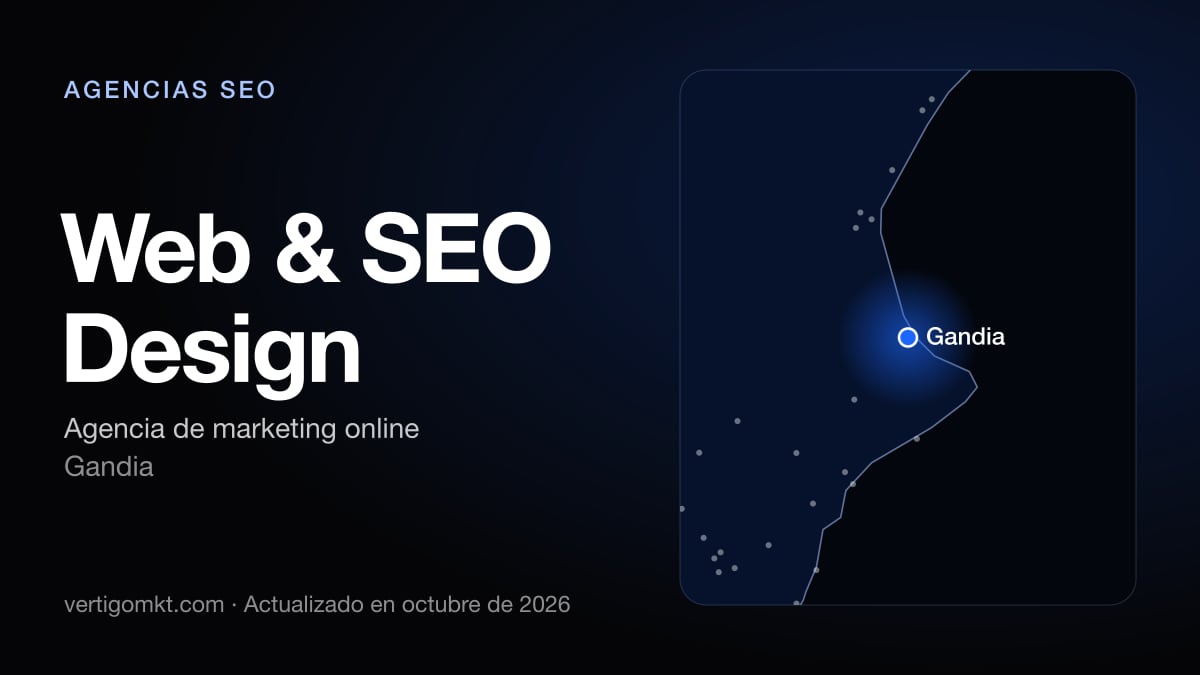 Mejores agencias SEO en Gandia, puesto 2: Web & SEO Design, con sede en Gandia