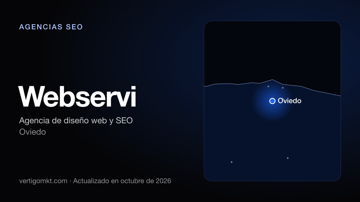 Webservi, agencia SEO en Oviedo: puesto 4 del ranking de las mejores agencias SEO en Avilés