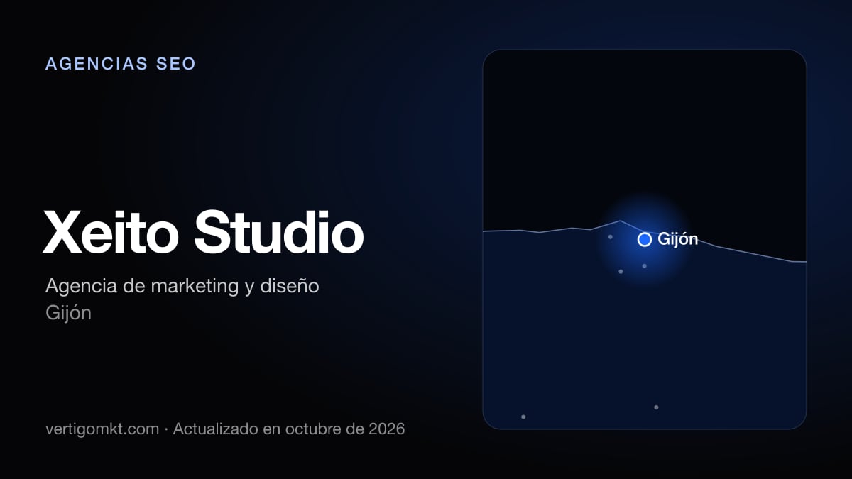 Xeito Studio, agencia SEO en Gijón: puesto 5 del ranking de las mejores agencias SEO en Avilés