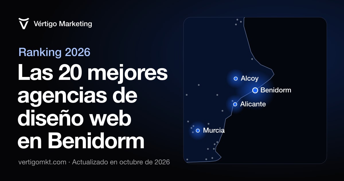 Las mejores agencias de diseño web en Benidorm, colocadas en el mapa según su sede
