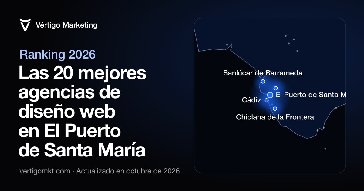 Mejores agencias de diseño web en El Puerto de Santa María: mapa de las localidades donde tienen el estudio o la oficina