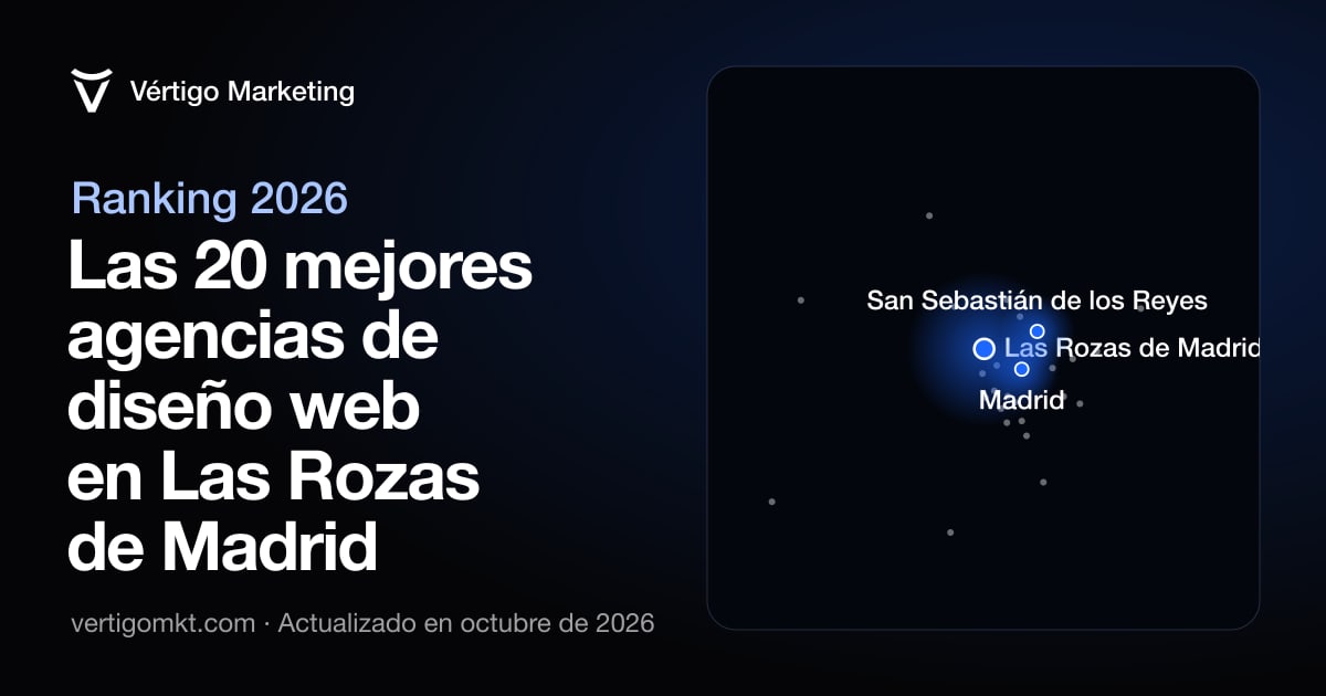 Mejores agencias de diseño web en Las Rozas de Madrid: mapa de las localidades donde tienen el estudio o la oficina