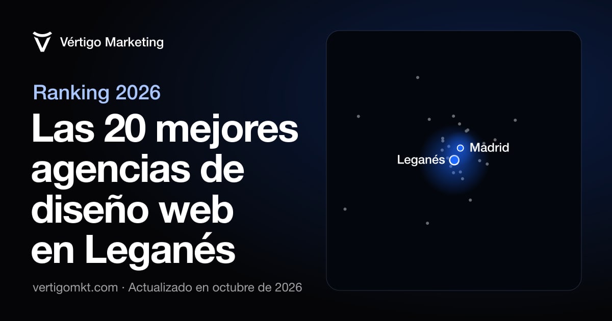 Las mejores agencias de diseño web en Leganés, colocadas en el mapa según su sede