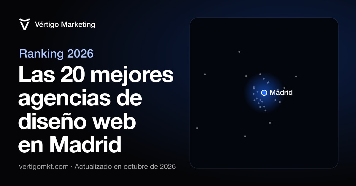 Las mejores agencias de diseño web en Madrid, colocadas en el mapa según su sede