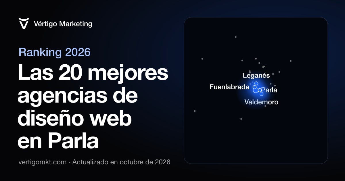 Mapa de las mejores agencias de diseño web de Parla y las localidades desde las que trabajan