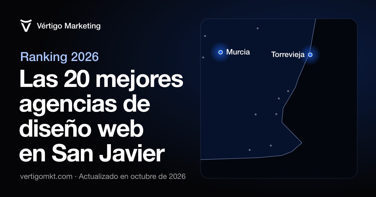 Mapa de las mejores agencias de diseño web de San Javier y las localidades desde las que trabajan