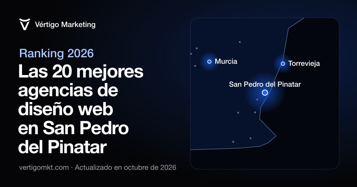 Las mejores agencias de diseño web en San Pedro del Pinatar, colocadas en el mapa según su sede