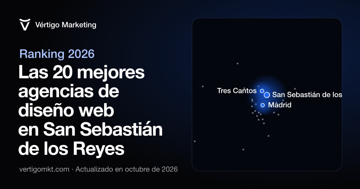 Las mejores agencias de diseño web en San Sebastián de los Reyes, colocadas en el mapa según su sede