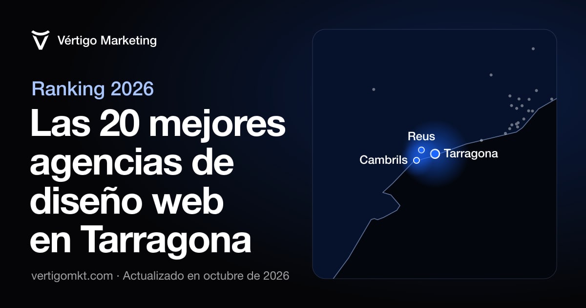Las mejores agencias de diseño web en Tarragona, colocadas en el mapa según su sede