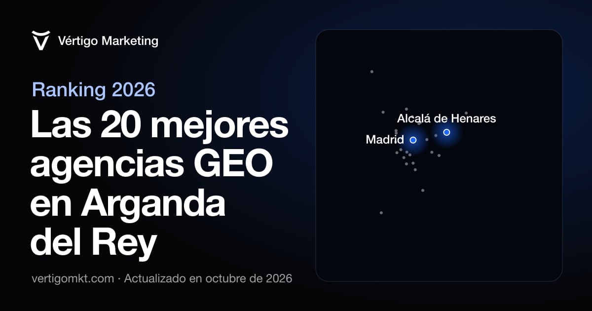 Las mejores agencias de posicionamiento en IA en Arganda del Rey, situadas en el mapa por su sede