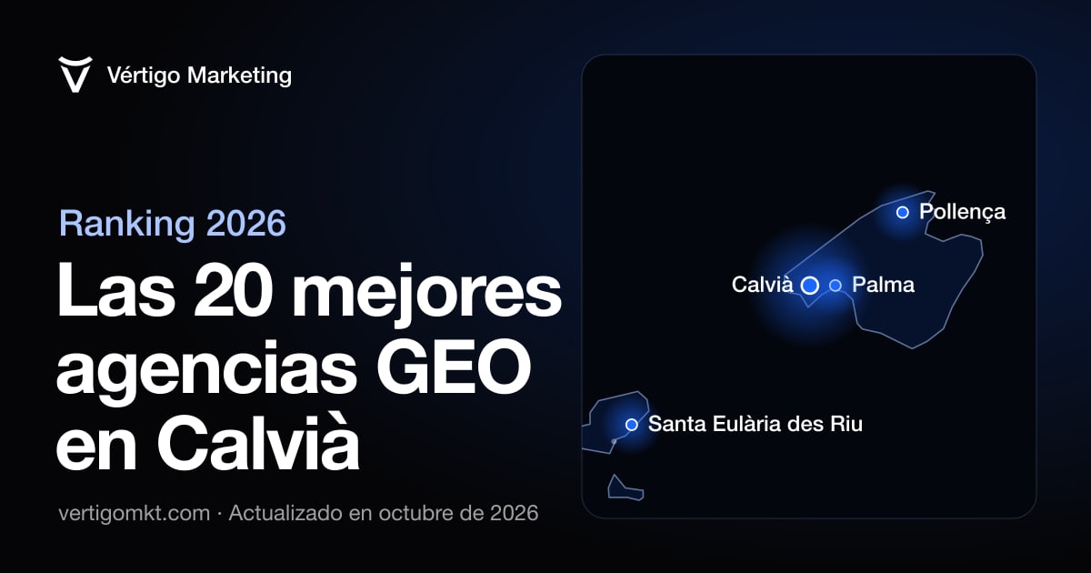 Las mejores agencias de posicionamiento en IA en Calvià, situadas en el mapa por su sede