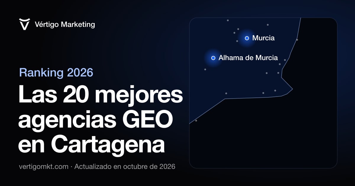 Las mejores agencias de posicionamiento en IA en Cartagena, situadas en el mapa por su sede