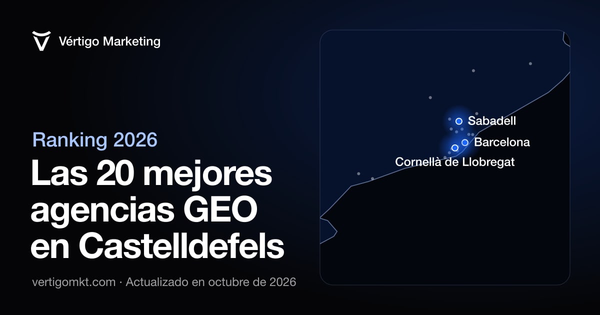 Mejores agencias GEO en Castelldefels: mapa con las localidades donde tienen su sede