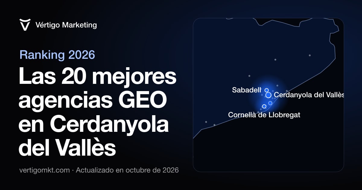 Mapa de las mejores agencias GEO de Cerdanyola del Vallès y las localidades donde trabajan