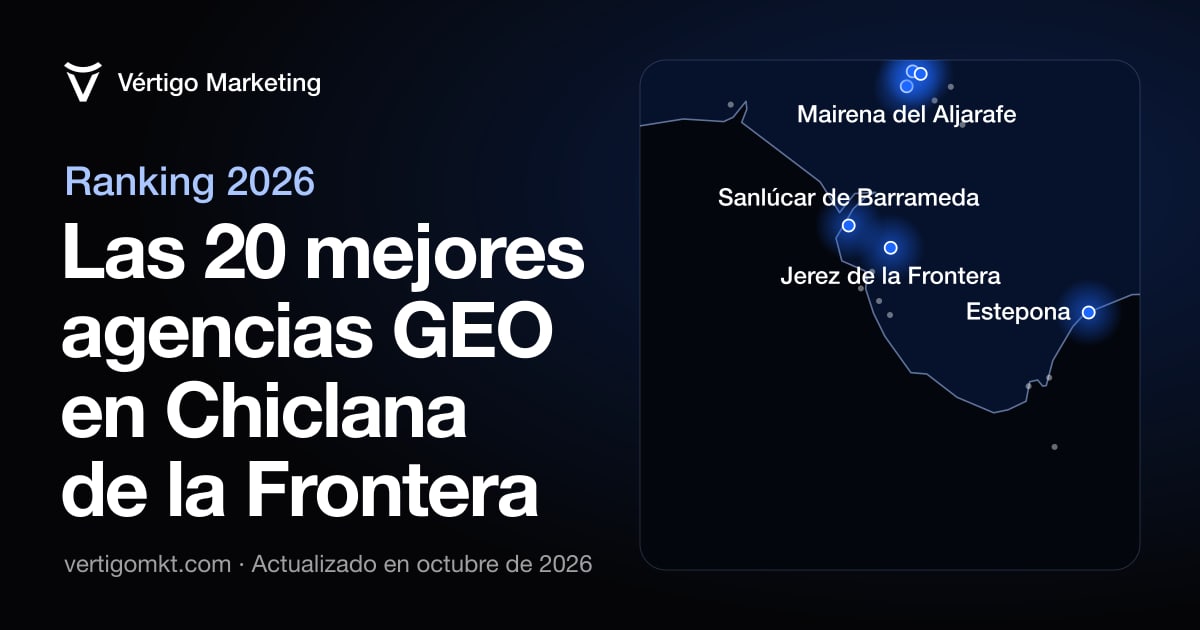Mapa de las mejores agencias GEO de Chiclana de la Frontera y las localidades donde trabajan