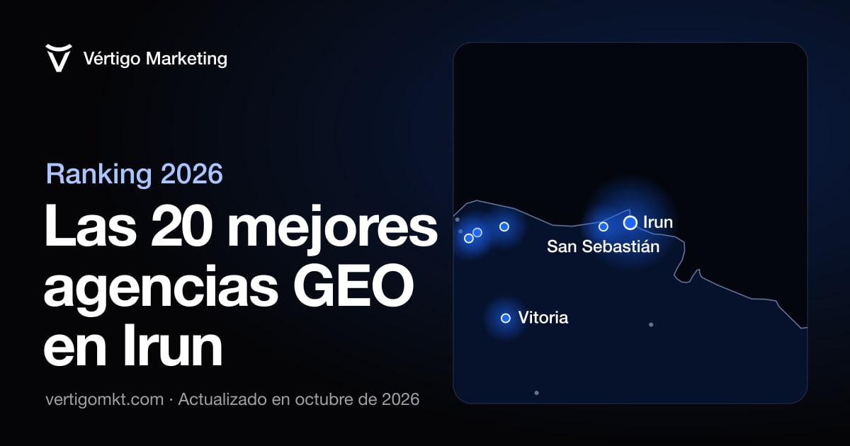 Mejores agencias GEO en Irun: mapa con las localidades donde tienen su sede